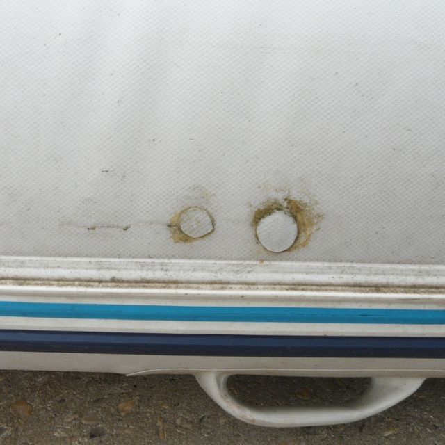 Rubberboot buitenkant